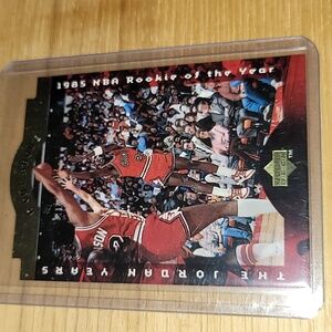 Michael Jordan. Upper Deck. A Cut Above.  Rookie of the Year